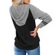 thumbnail image 4 of Sudadera informal de manga larga suelta con capucha y estampado de cárdigan a la moda para mujer Pompotops qwe19317, 4 of 6