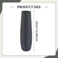 thumbnail image 6 of Large Flower Vase Tall Decorative Urn Gray Floor Pot Elegant Minimalist Design for Hotel Entryway Office Decor, 6 of 6