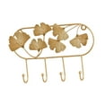 thumbnail image 5 of CoudarTitie Wall Hook Coat Hook Leaf Design Heavy Duty Multifunctional Modern Decorative for Curve 4 Hooks, 5 of 9