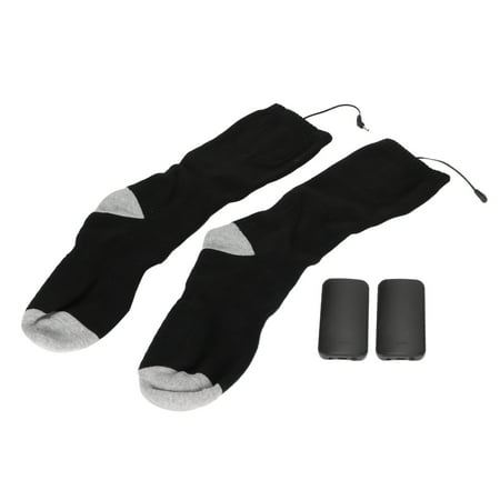 

Tebru Electric Heated Socks Adjustable Rechargeable Battery Warm Winter Socks For Skiing Camping Winter Warm Socks Electric Socks