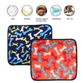 thumbnail image 3 of Manta para perro, suave y cálida, de forro polar coral, para gatos, cachorros, perros pequeños, medianos y grandes, almohadillas para jaulas., 3 of 7