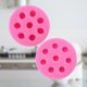 thumbnail image 2 of 4 Pcs Silicone Mold 8-compartment Blueberry and Mulberry Shaped Cake Decorating Tool Dessert Chocolate Fondant Mold (Pink), 2 of 4