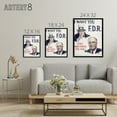 thumbnail image 4 of Uncle Sam I Want You FDR Roosevelt Black Framed Canvas Wall Art Print 12X16", 4 of 4