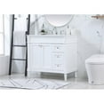 thumbnail image 2 of 36 inch single bathroom vanity in white, 2 of 8