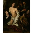 thumbnail image 3 of Salomon de Bray 15x18 Black Modern Framed Museum Art Print Titled - Martyrdom of Saint Lawrence (1652), 3 of 5