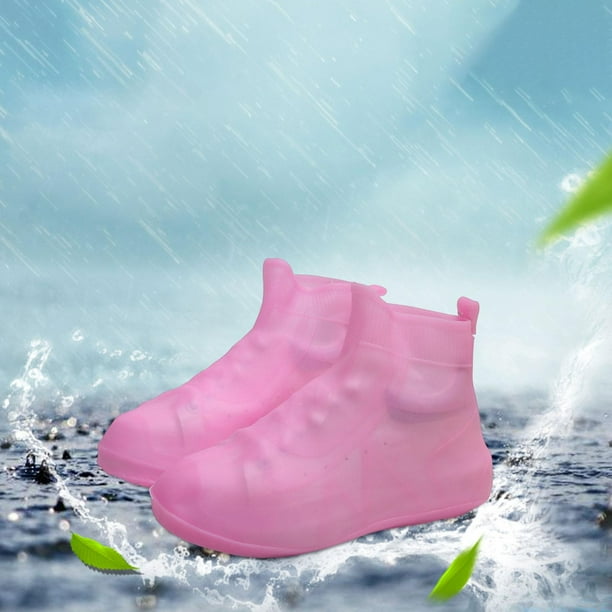 Cubiertas Impermeables para Zapatos Antideslizantes, Protectores Gruesos para Zapatos, Cubiertas Reutilizables Plegables para Zapatos de Lluvia, Cubre , 40-42cm
