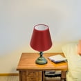 thumbnail image 3 of 1Pcs Abat-Jour en Métal Rouge Foncé pour Applique Murale Simple Moderne Chambre Salon 22x22x18cm, 3 of 8