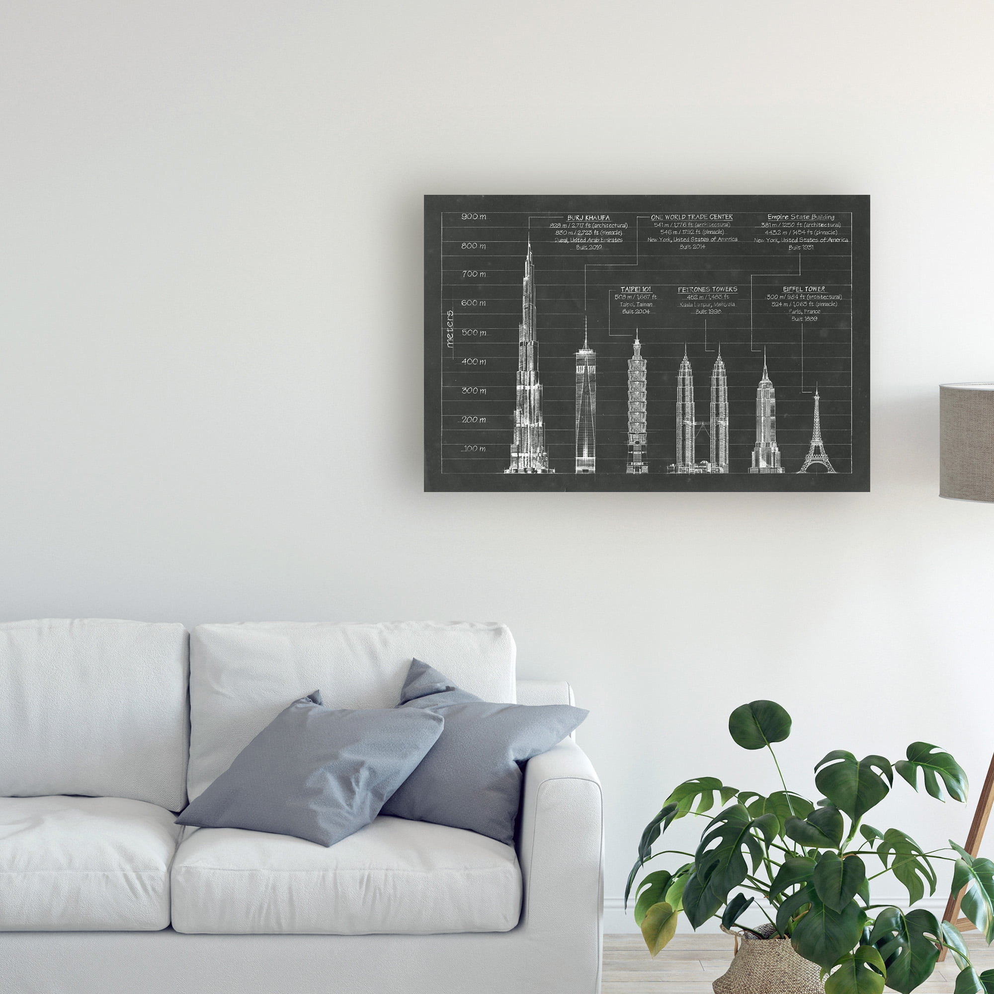Trademark Fine Art 'Architectural Heights' Canvas Art by Ethan Harper