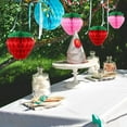 thumbnail image 3 of sunsanly 10Pcs Strawberry Ball Tissue Craft Paper Decorations Red Pink Paper Strawberry Honeycomb Ball Birthday Party Decoration, 3 of 7
