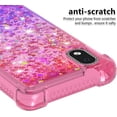thumbnail image 4 of Samsung Galaxy A01 Core Case,Creativity Clear Gradient Quicksand Glitter Flowing Liquid Floating TPU Case Bling Diamond Sparkle Cover for Samsung Galaxy A01 Core JB Pink Mauve, 4 of 14