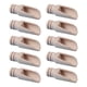 thumbnail image 1 of 10 piezas Mini cuchara de madera cuchara para granos de café mango corto utensilio de cocina pequeña cuchara de té para té miel cocina 48mm, 1 of 9