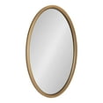 thumbnail image 6 of Kate and Laurel Hogan Farmhouse Oval Framed Wall Mirror, 24 x 36, Antique Gold, Decorative Traditional Vintage Wood Mirror with Soft Curvature and Modern Oval Shape, 6 of 8