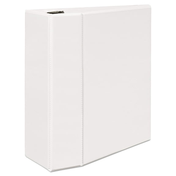 Avery Durable View Binder with Durahinge and Ezd Rings, 3 Rings, 5" Capacity, 11" x 8.5", White, (9901)
