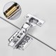 thumbnail image 4 of 2 uds bisagras ocultas amortiguador de puerta de acero inoxidable 3mm para cocina dormitorio Likrtyny Para estrenar, 4 of 7