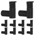 thumbnail image 2 of KAKOWELY clothes drying rack parts 10pcs Right Angle Rack Connectors For Clothes Drying Rack: Clothing Shelf Plastic Hanger Joint - Easy Installation Pole Joints, 2 of 4