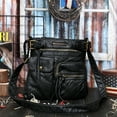 thumbnail image 6 of Montana West Crossbody Bag for Women Soft Washed Leather Multi Pocket Shoulder Purses, Black, 6 of 11