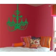 thumbnail image 4 of Baroque Chandelier Wall Art Decal, 4 of 4