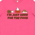 thumbnail image 4 of Inktastic I'm Just Here for the Food Youth T-Shirt, 4 of 5