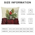 thumbnail image 5 of Nawypu  Cardinal Memorial Angels are Near When Cardinals Appear Christmas Burlap Throw Pillow Cover Xmas Cushion Case for Sofa Couch, 5 of 5