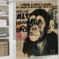 thumbnail image 6 of Orinice Monkey Bathroom Decor Set Colorful Luxurious Polyester Fabric Fashion Shower Curtain with Hooks Chic Modern Decoration 36x72, 6 of 7