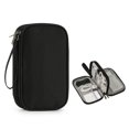 thumbnail image 2 of All-In-One Accessory Storage, Compact Size Design Double Layers Storage Bag for Electronics, Cables, and Chargers, Portable Cable Organizer in Waterproof Travel Cord Organizer Style, 2 of 7