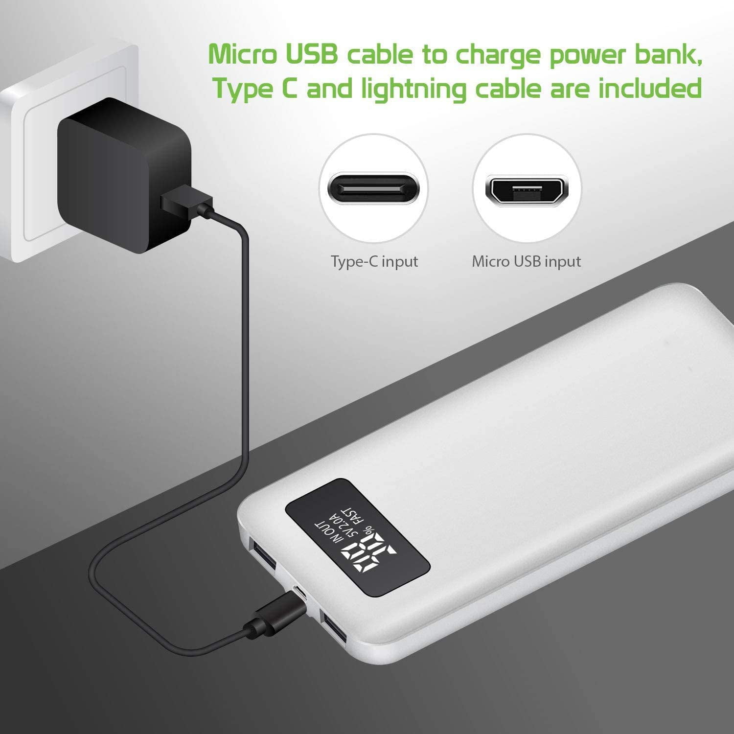 Chargeur portable 20000mAh pour Samsung Galaxy A72 (SM-A725