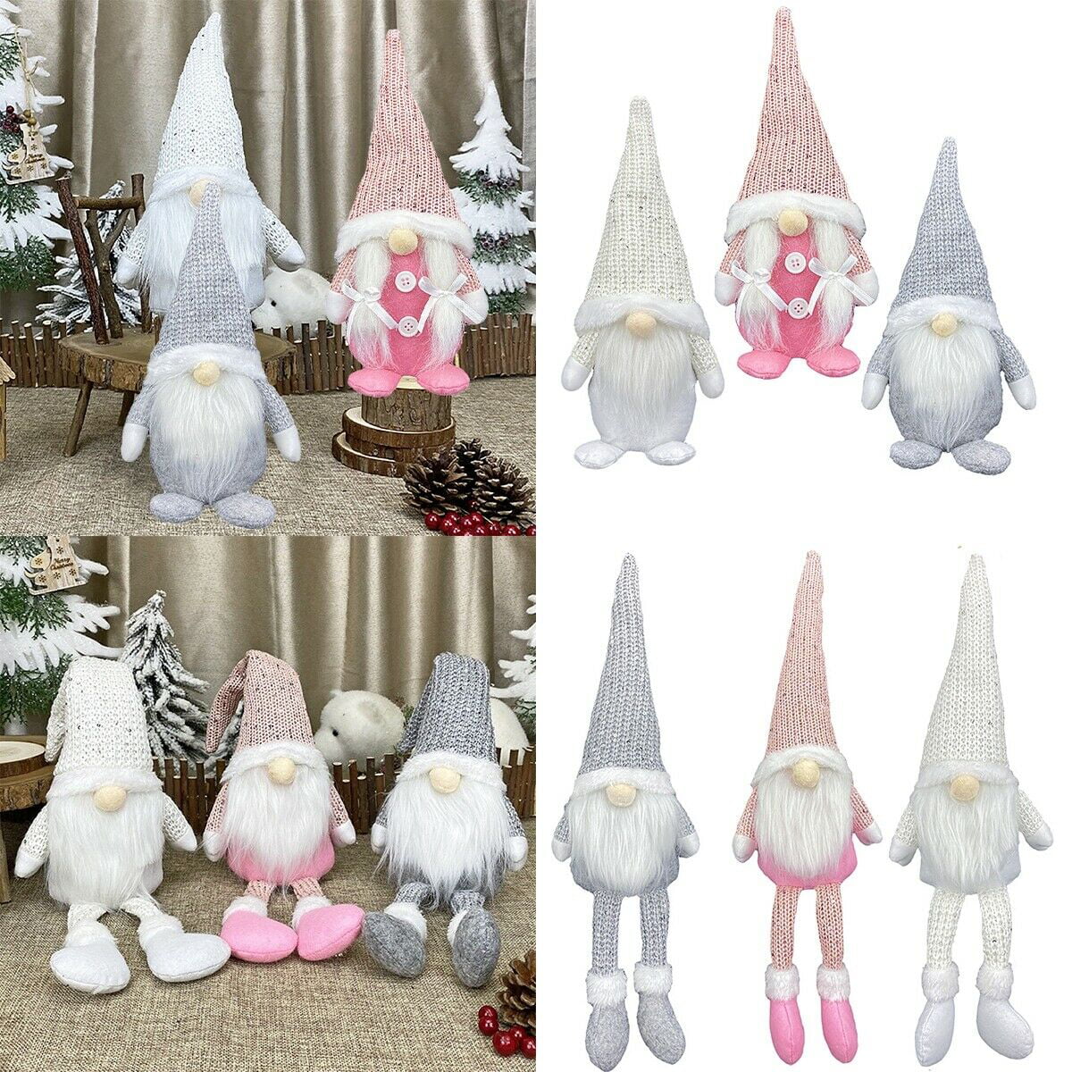 Details about   Gnome Plush Doll Gift Pendant Hanging Ornament Party Tree Xmas Decor M6P2 