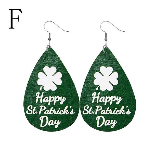 Pendientes para mujer, regalos para mujer, pendientes de San Patricio, pendientes de sombrero verde geométrico irlandés, joyería para mujer, pendientes de moda.