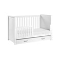 thumbnail image 3 of DaVinci Asher 3-in-1 Convertible Crib with Toddler Bed Conversion Kit in White Finish, 3 of 6