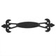 thumbnail image 5 of Barn Door Handle, Durable Easy To Install Strong Door Pull Handle, For Doors Gates 10.94x2.76x1.3in Black ANGGREK Otros, 5 of 8