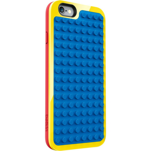Belkin LEGO Builder Case - Back cover for cell phone - plastic - yellow - Walmart.com