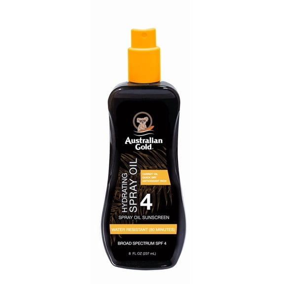 Australian Gold Spray Oil, SPF 4, 8 fl. oz