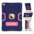 thumbnail image 3 of Golden Sheeps Compatible for iPad 9/8/7 Generation Case (2021/2020/2019) 10.2 Inch Impact Hybrid Drop Proof Armor Defender Full-Body Protection Case Convertible Built in Stand (Navy Pink), 3 of 5