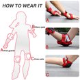 thumbnail image 4 of Rodilleras, coderas y protectores para niños, para patinaje, ciclismo, bicicleta, patinaje sobre ruedas, patinete, equipo de protección 3 en 1 para niños y niñas de 3 a 7 años, 4 of 6