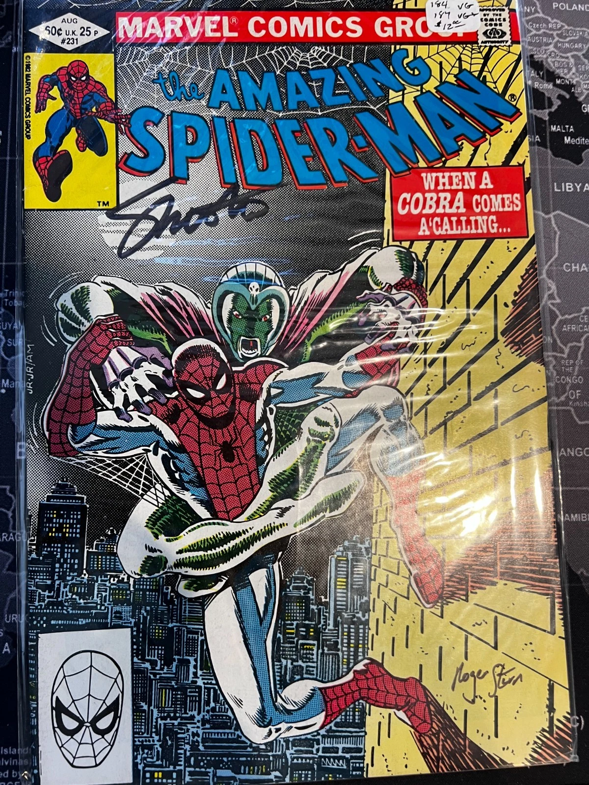 Amazing Spider-Man #231 Signed Jim Shooter Roger Stern