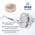 thumbnail image 2 of Luces LED sumergibles para piscina luces impermeables con imán ventosa que Kuymtek cambia de Color decoración para estanque 2447 12 1 Uds., 2 of 7