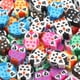 thumbnail image 5 of 20/50/100 piezas de cuentas espaciadoras de arcilla polimérica con forma de búho de dibujos animados multicolores, cuentas de arcilla sueltas para hacer joyas, accesorios hechos a mano, 5 of 5