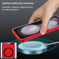 thumbnail image 7 of Dteck for Samsung Galaxy Z Flip 6 Case with Powerful Magnet, Solid Color PC Hard Protective Z Flip 6 Case Compatible with MagSafe Wireless Charger Anti-Scratch Shockproof Phone Case for Galaxy Z FlRed, 7 of 7