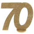 thumbnail image 1 of Glittering Gold '70' Decor - Perfect for A Chic 70th Birthday or Anniversary Party!, 1 of 5