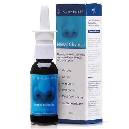 ImmuneMist Nasal Cleanse Spray – Iodine-Infused Daily Nasal Rinse – Up to 250 Sprays