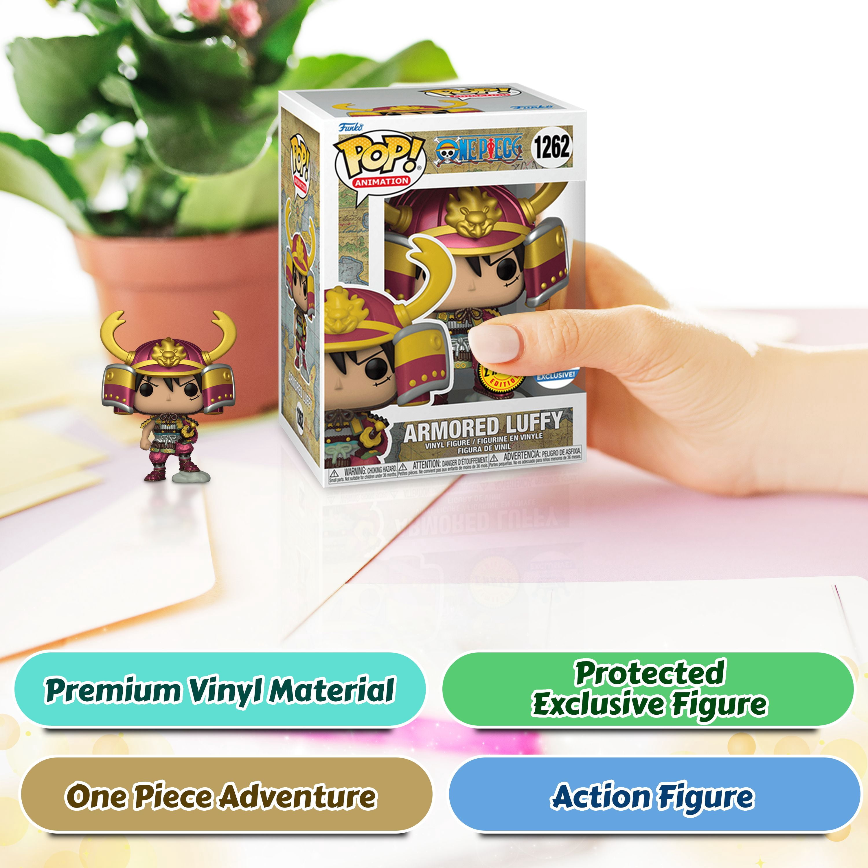 Armored Luffy Funko Pop! One Piece - Exclusive Chase Limited Edition Vinyl Figure #1262 with Box