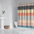 thumbnail image 3 of Waterproof Abstract Art Vintage Shower Curtain 72x84 Inch Boho Style Polyester Unique Shower Curtain for Bathroom Hotel Home Decor with 12 Plastic Hooks, 3 of 5