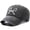 Black (Washed), variant on Trendy Bow-Tie Baseball Cap for Women Trucker Hats Adjustable Fashion Sun Hat with Visor for Hiking & Travel