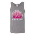 thumbnail image 2 of Wild Bobby Cancer Messed With the Wrong Girl Breast Cancer Awareness Men Tank Top, Heather Grey, 3X-Large, 2 of 6