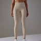 thumbnail image 5 of Pantalones de yoga ajustados de talle alto con efecto lifting para mujer, de punto sin costuras y jacquard de lunares - Nailon/spandex, para deporte/fitness - Tallas S a L, 5 of 7