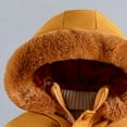 thumbnail image 6 of Winter Warm Thickened Hooded Long Coat for Girls Thermal Padded Jacket Outerwear with Soft and Durable Fabric for Toddler and Big Kids, 6 of 9