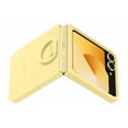 thumbnail image 4 of Funda de silicona con anillo para Samsung Galaxy Z Flip6, amarilla, 4 of 4