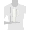 thumbnail image 3 of Vaso Simple Modern Trek de 1,2 litros con asa y tapa con pajita, color crema, 3 of 9