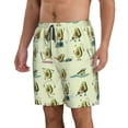 thumbnail image 2 of Naloa Avocado for Exercise Men's Beach Shorts, Surfing shorts, Swim trunks, Quick Dry Swim Trunks for Surfing Beach Fun - XX-Large, 2 of 9