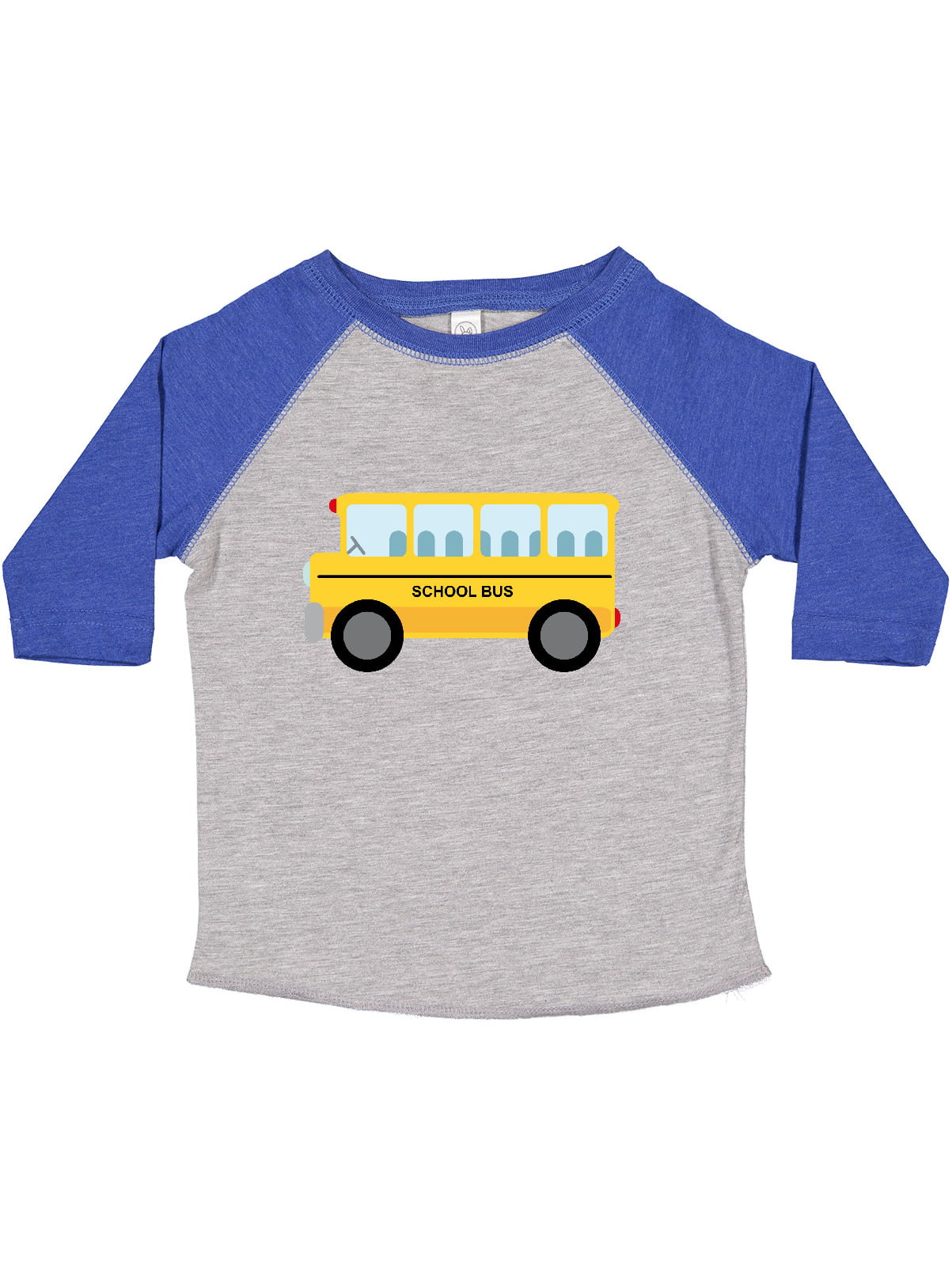 INKtastic - Inktastic School Bus Toddler Short Sleeve T-Shirt Unisex ...